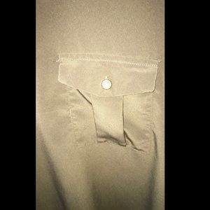 FOREVER 21 ARMY GREEN SHIRT DRESS